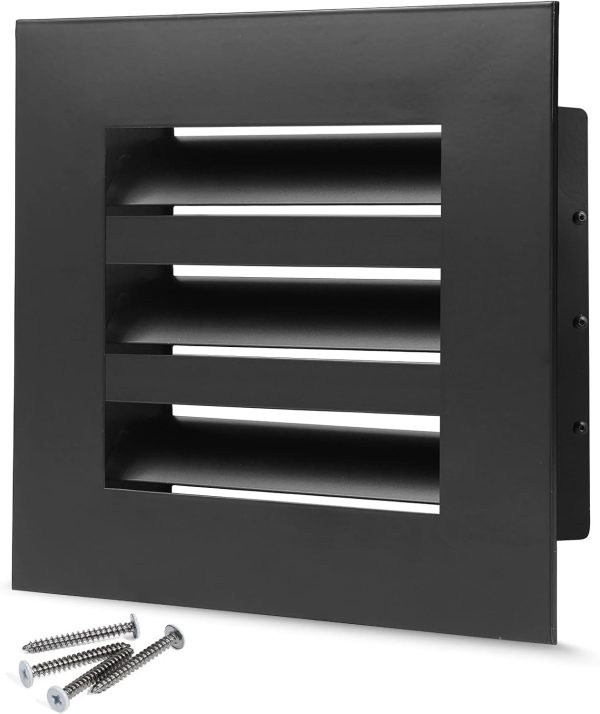 SOKNOCKK modern AC vent cover 6x6 black