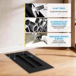 SOKNOCKK modern AC vent cover 8x4 black installed view
