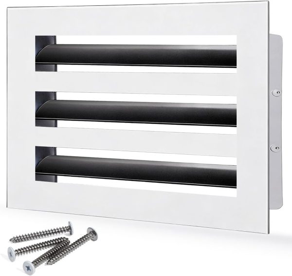 SOKNOCKK modern AC vent cover 8x6 white