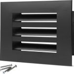 SOKNOCKK modern AC vent cover 8x6 black front view