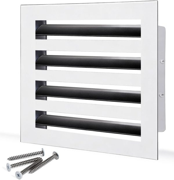 SOKNOCKK modern AC vent cover 8x8 white