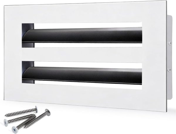 SOKNOCKK modern AC vent cover 10x4 white