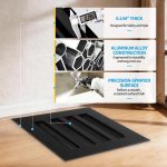 SOKNOCKK modern AC vent cover 8x8 black installed view