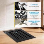 SOKNOCKK modern AC vent cover 10x8 black installed view