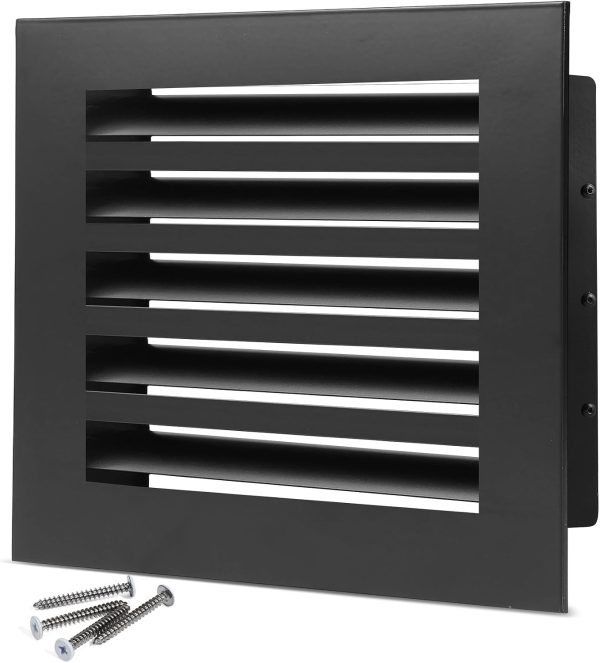 SOKNOCKK modern AC vent cover 10x10 black