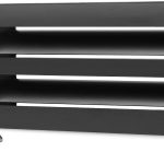SOKNOCKK modern AC vent cover 12x4 black front view