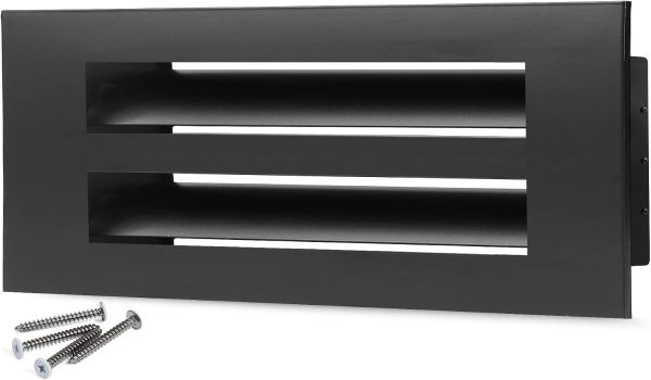 SOKNOCKK modern AC vent cover 12x4 black