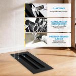 SOKNOCKK modern AC vent cover 12x4 black installed view