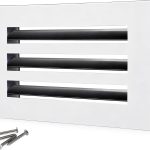 SOKNOCKK modern AC vent cover 12x6 white front view