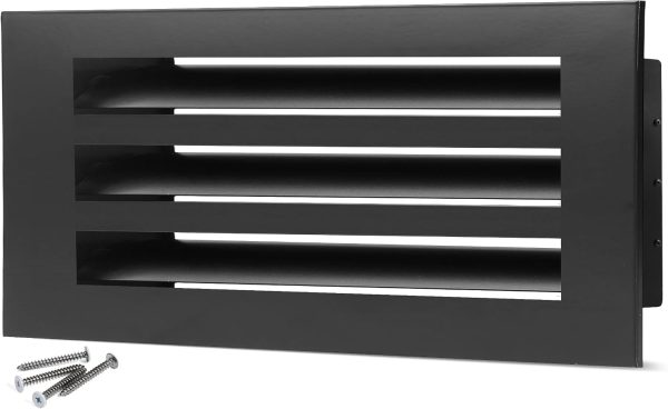 SOKNOCKK modern AC vent cover 12x6 black