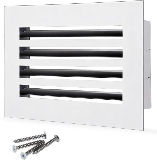 SOKNOCKK modern AC vent cover 12x8 white