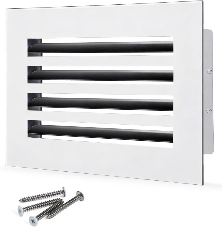 12x8 Modern AC Vent Cover, Decorative Air Vent Register Grille