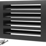 SOKNOCKK modern AC vent cover 12x8 black front view