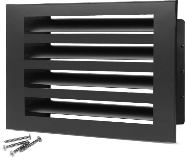 SOKNOCKK modern AC vent cover 12x8 black