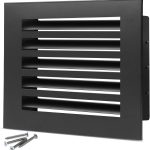 SOKNOCKK modern AC vent cover 12x10 black front view