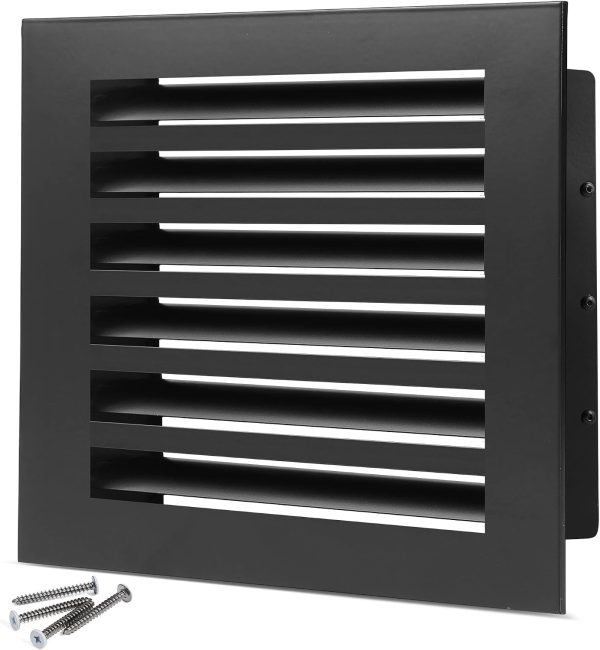 SOKNOCKK modern AC vent cover 12x12 black