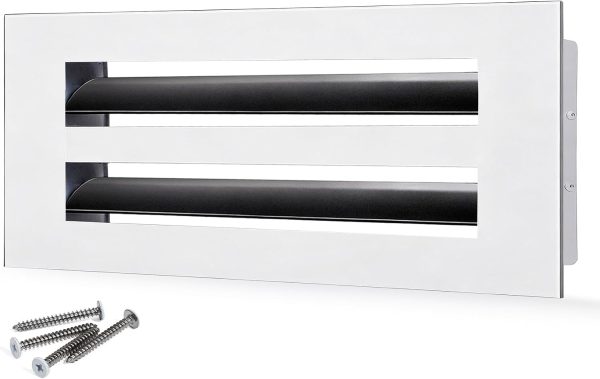 SOKNOCKK modern AC vent cover 14x4 white