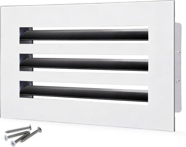 SOKNOCKK modern AC vent cover 14x6 white
