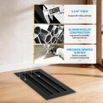 SOKNOCKK modern AC vent cover 14x6 black installed view