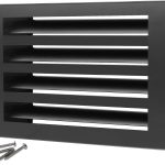 SOKNOCKK modern AC vent cover 14x8 black front view