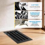 SOKNOCKK modern AC vent cover 14x8 black installed view