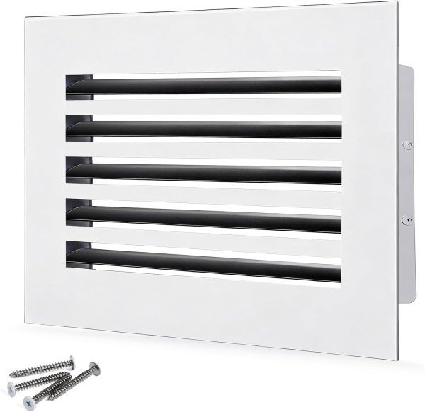 SOKNOCKK modern AC vent cover 14x10 white