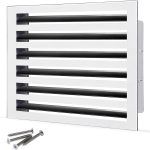 SOKNOCKK modern AC vent cover 14x12 white front view