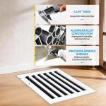 SOKNOCKK modern AC vent cover 14x12 white installed view