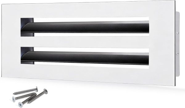 SOKNOCKK modern AC vent cover 16x4 white