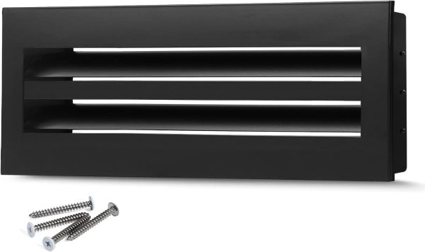 SOKNOCKK modern AC vent cover 16x4 black