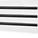 SOKNOCKK modern AC vent cover 16x6 white front view