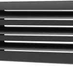 SOKNOCKK modern AC vent cover 16x6 black front view