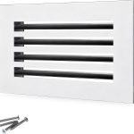SOKNOCKK modern AC vent cover 16x8 white front view