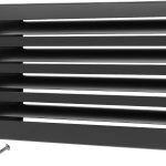 SOKNOCKK modern AC vent cover 16x8 black front view