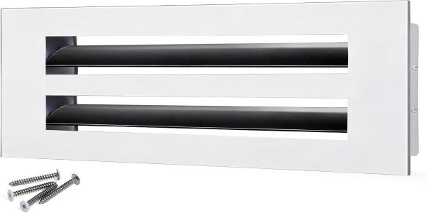 SOKNOCKK modern AC vent cover 18x4 white