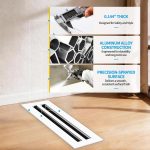 SOKNOCKK modern AC vent cover 18x4 white installed view