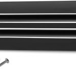 SOKNOCKK modern AC vent cover 20x4 black front view