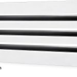 SOKNOCKK modern AC vent cover 20x6 white front view
