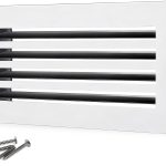 SOKNOCKK modern AC vent cover 20x8 white front view