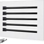 SOKNOCKK modern AC vent cover 20x10 white front view