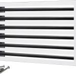 SOKNOCKK modern AC vent cover 20x12 white front view