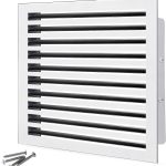 SOKNOCKK modern AC vent cover 20x20 white front view