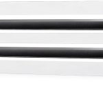 SOKNOCKK modern AC vent cover 22x4 white front view