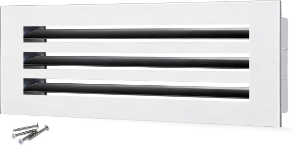 SOKNOCKK modern AC vent cover 22x6 white