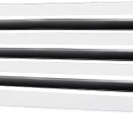 SOKNOCKK modern AC vent cover 24x6 white front view