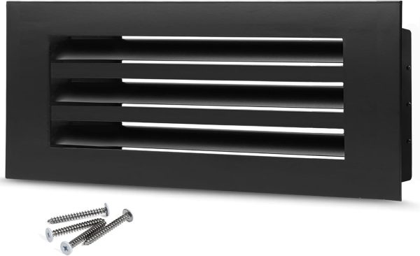 SOKNOCKK modern AC vent cover 24x6 black