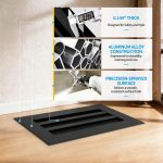 SOKNOCKK modern AC vent cover 24x6 black installed view