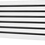 SOKNOCKK modern AC vent cover 24x12 white front view