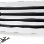 SOKNOCKK modern AC vent cover 26x8 white front view