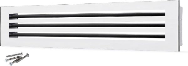 SOKNOCKK modern AC vent cover 28x6 white